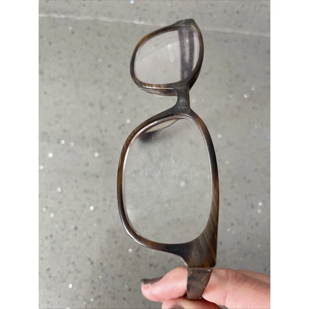 Elasta safilo eyeglass frames ONLY Team 41 57 0Fz4 140 Brown Full rim rectangle